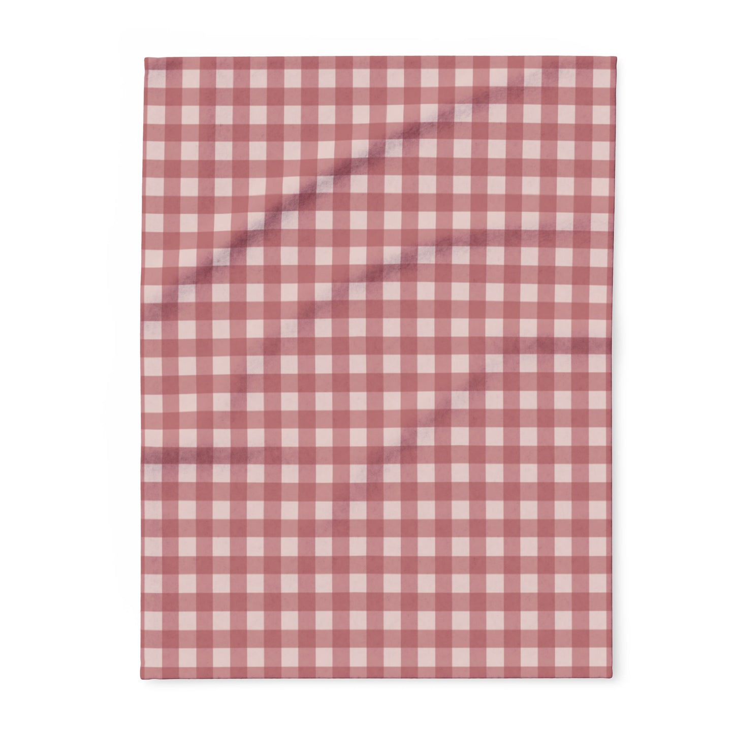 Plaid Fleece Blanket — Cozy Red Buffalo Check Throw for Living Room & Cabin