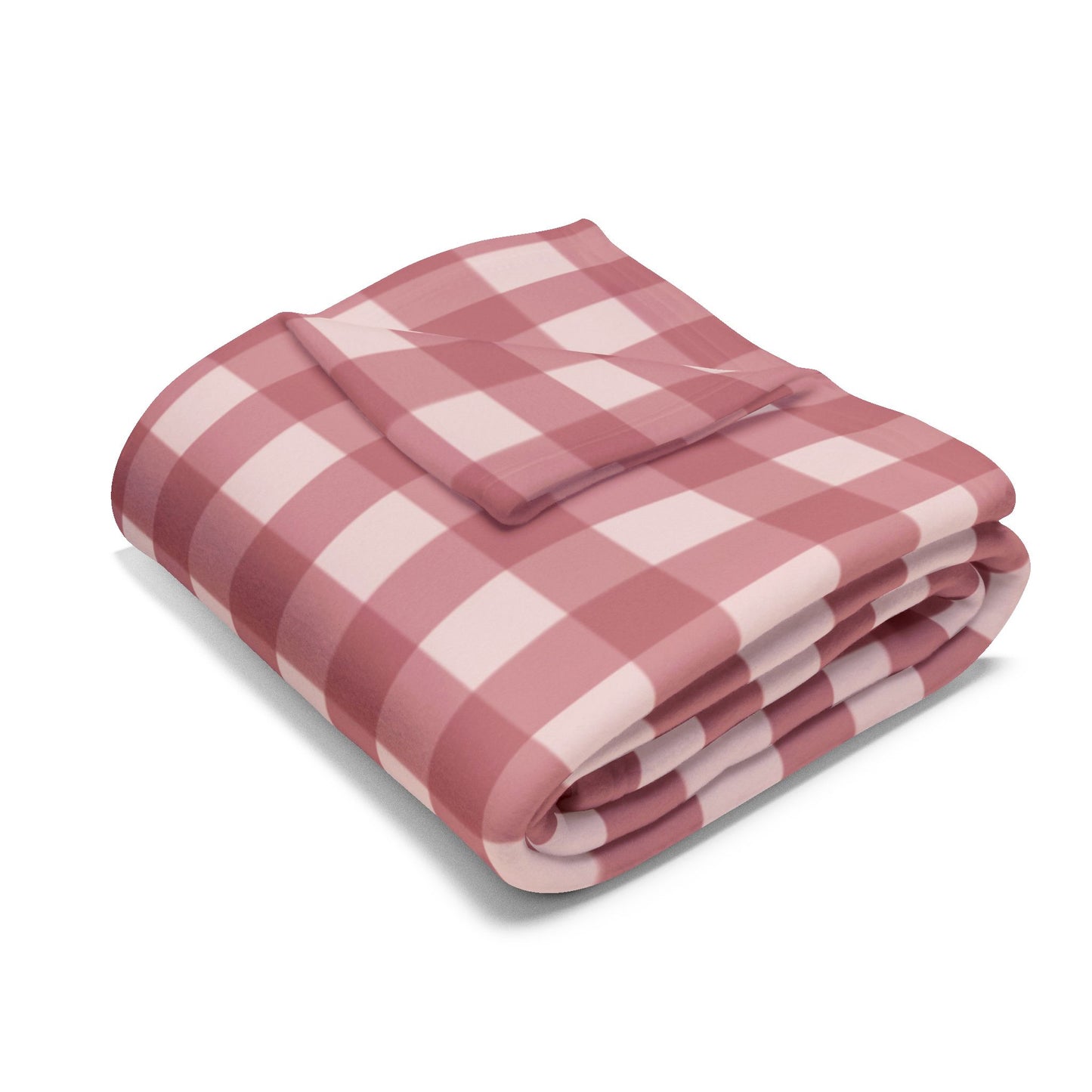 Plaid Fleece Blanket — Cozy Red Buffalo Check Throw for Living Room & Cabin